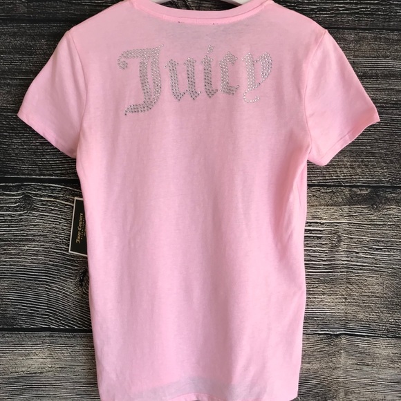 Juicy Couture Black Label LA T-Shirt Pink Large - Picture 3 of 8